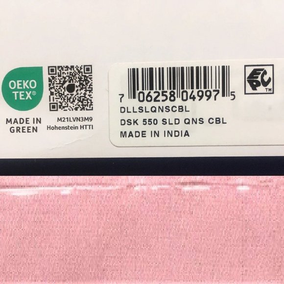 new CHERRY BLOSSOM PINK Charter Club Solid 550 TC 100% Cotton QUEEN Sheet Set - Picture 10 of 11